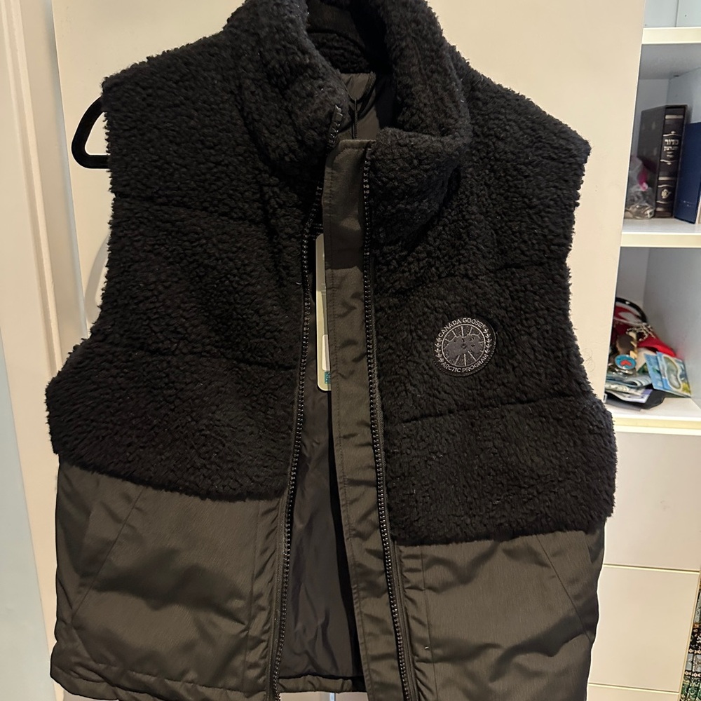 Canada Goose Black Sherpa Vest